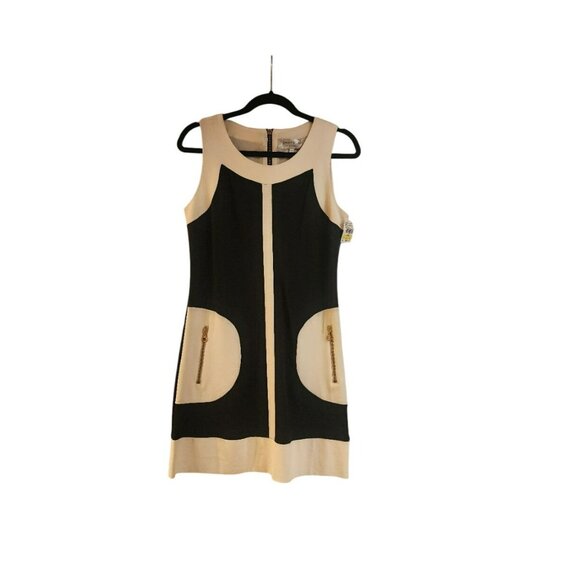 Patrizia Luca Milano Womens Colorblock Sleeveless Dress M - Picture 1 of 5